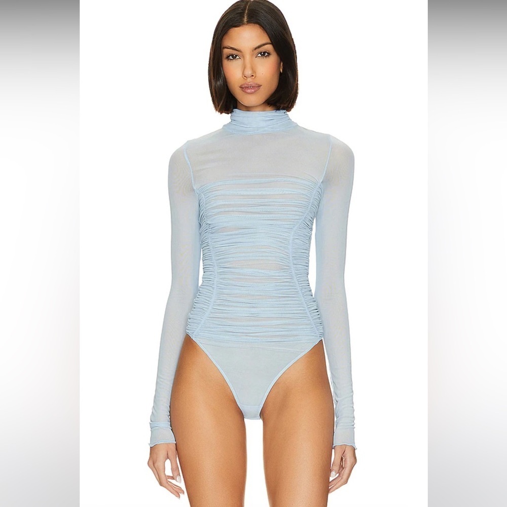 NWT X Intimately FP Under It All Bodysuit In Burgundy